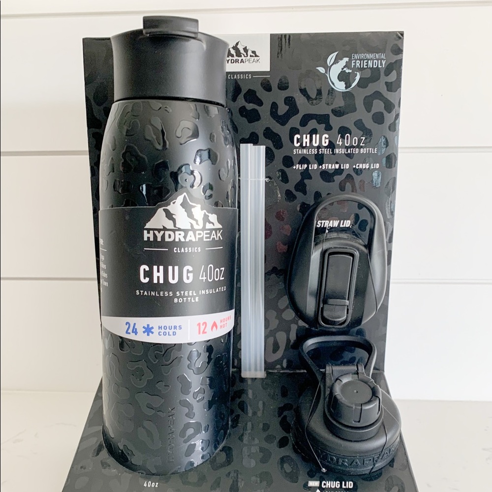 HydraPeak 40 oz Chug Kit - Black Leopard - NEW
